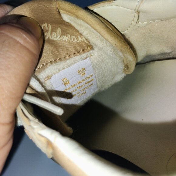 Sam Edelman Tori Tan Sneakers Low-Top Size 9M Casual Retro Style Streetwear - Picture 3 of 8